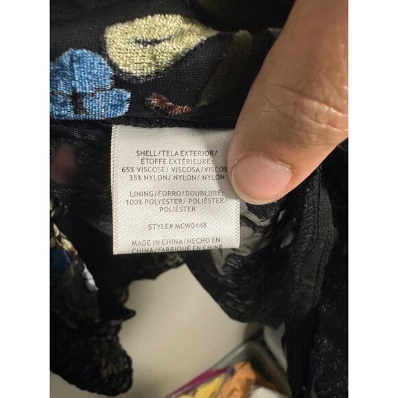 Modcloth Dramatic Depths Velvet Dress Large BNWT - Picture 5 of 9